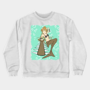 Sawfish Mermaid Crewneck Sweatshirt